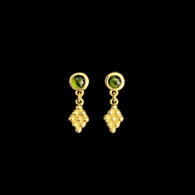 Grains of Gold - Dangle earrings