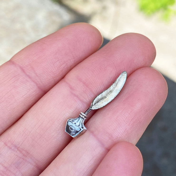 Inkwell and Quill - Curio Pendant