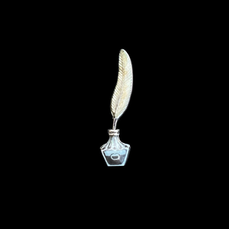 Inkwell and Quill - Curio Pendant