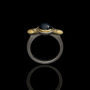  celestial ring with star sapphire by imaginarium atelier