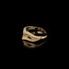 Venice Mask Ring, reverse-set diamonds
