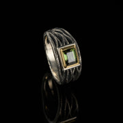 Roots tourmaline ring